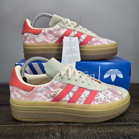 adidas Shoes - NEW Adidas Originals Gazelle Bold Liberty London Womens Size 9.5 Scarlet JR8885